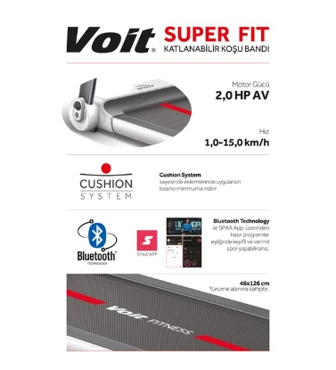 Picture of Voit Süper Fit Katlanabilir Koşu Bandı