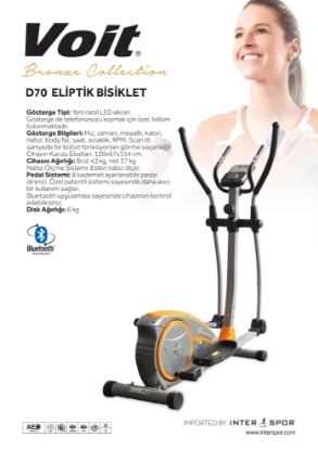 Picture of Voit D70 Bronze Collection Eliptik Bisiklet