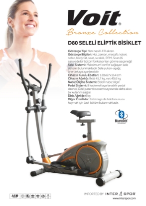 Picture of Voit D80 Bronze Collection Seleli Eliptik Bisiklet