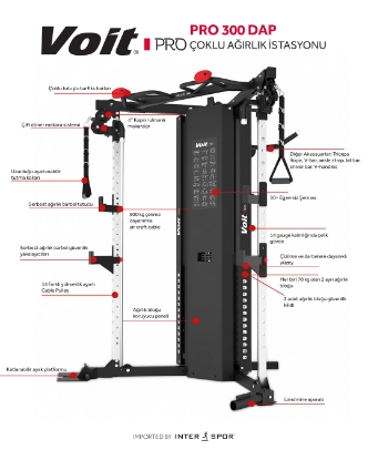 Picture of Voit PRO 300 Ağırlık Çalışma İstasyonu 