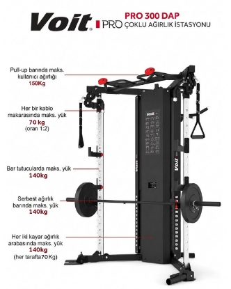 Picture of Voit PRO 300 Ağırlık Çalışma İstasyonu 